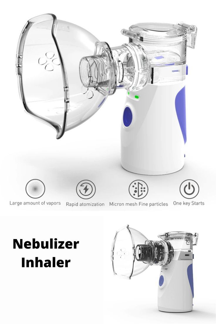 Portable Mesh Nebulizer – Silent Ultrasonic Vaporizer for Asthma, Cold & Cough Relief