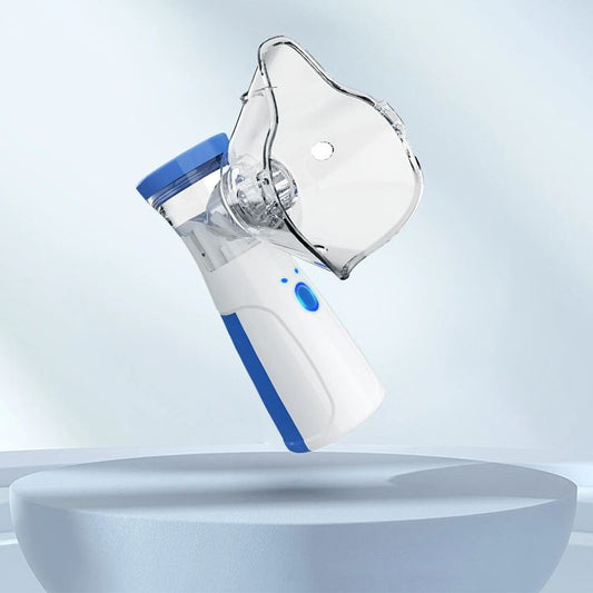 Portable Mesh Nebulizer – Silent Ultrasonic Vaporizer for Asthma, Cold & Cough Relief