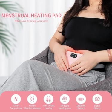 Menstrual Heating Pad for Period Pain Relief – Reusable, Electric Hot Pad for Cramps