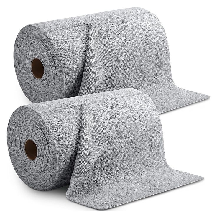 Reusable Microfibre Cleaning Roll (50 PC) – Washable, Absorbent & Eco-Friendly Multi-Purpose Wipes